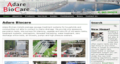 Desktop Screenshot of adarebiocare.com